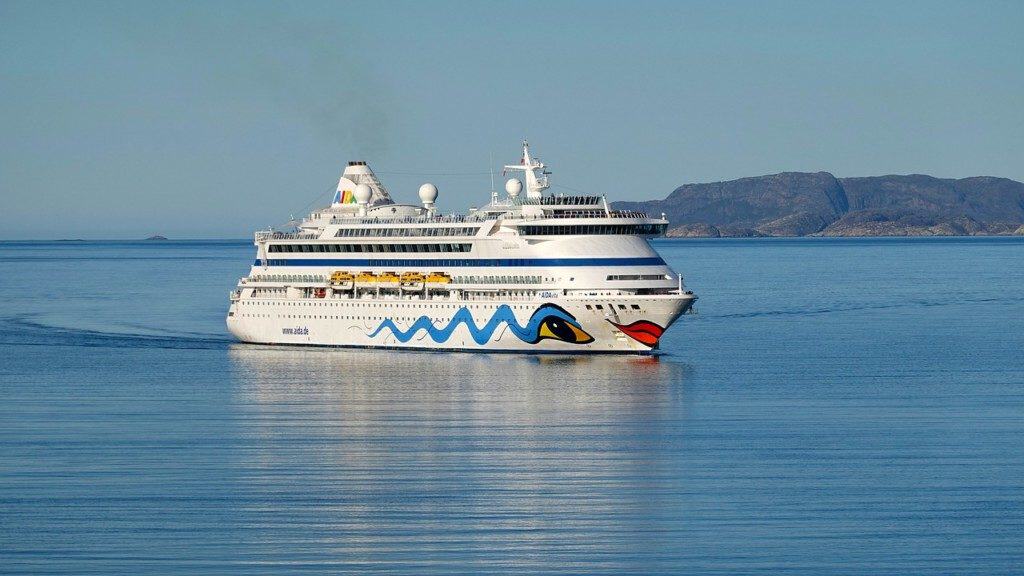Aida cruise ship cruising around Greenland