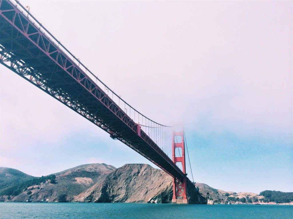 Golden Gate Bridge in the San Francisco Bay