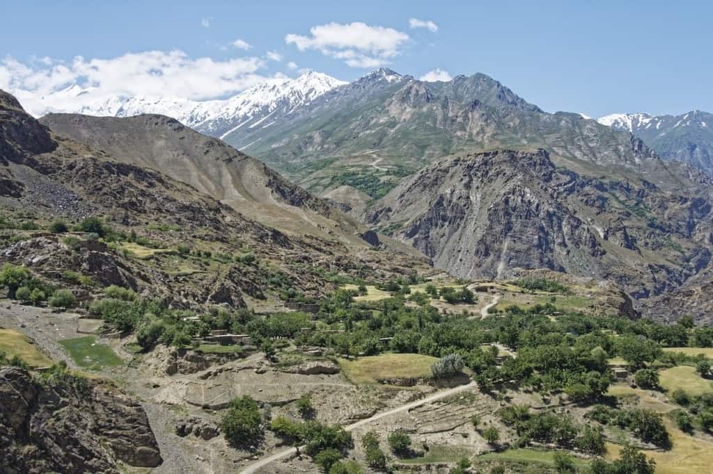 Mountains in Tajikistan