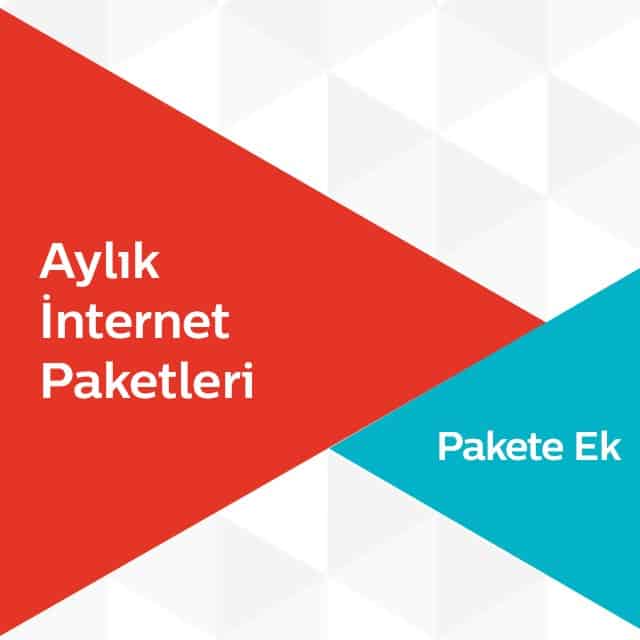 Türk Telekom Pakete Ek Aylık İnternet Paketleri