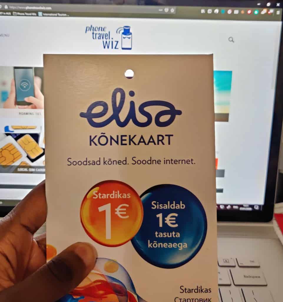Elisa SIM card starter pack - front
