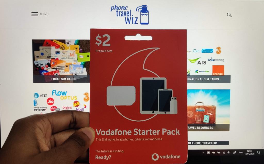 Vodafone Prepaid SIM Card