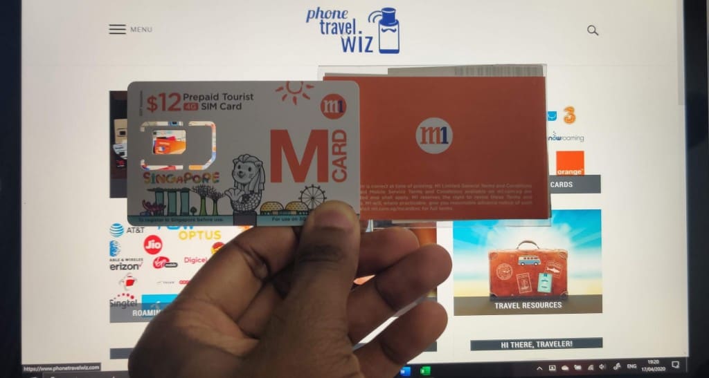 M1 Tourist SIM Card