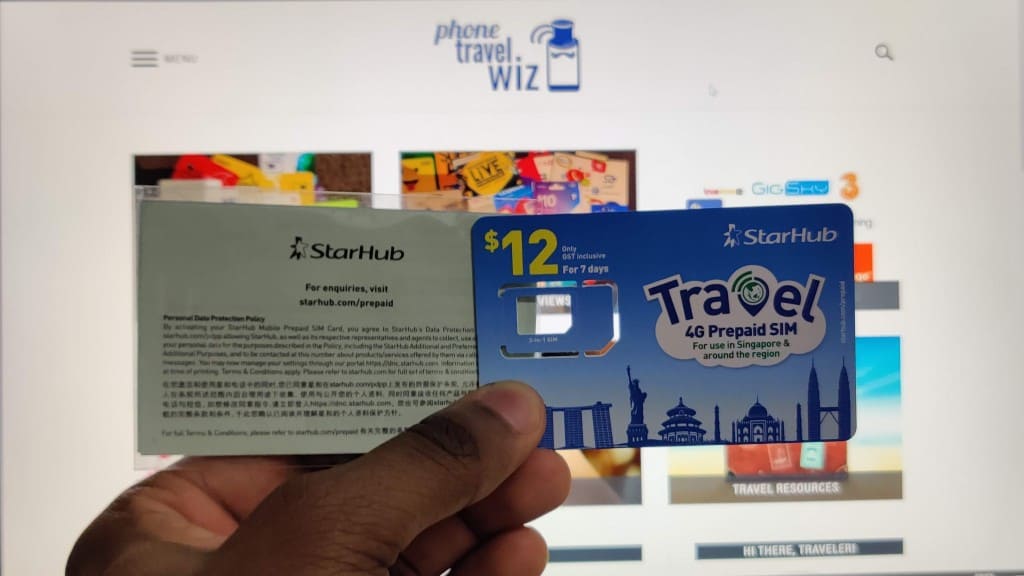 StarHub Travel SIM Card