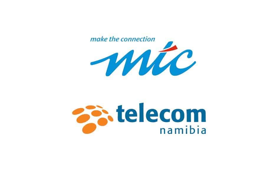 Logos of Telecom Operators in Namibia: MTC & Telecom Namibia