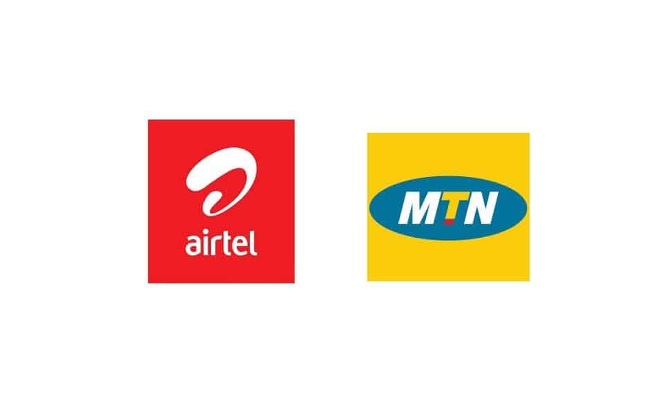 Logos of Mobile Operators in the Republic of the Congo: Airtel Congo & MTN Congo