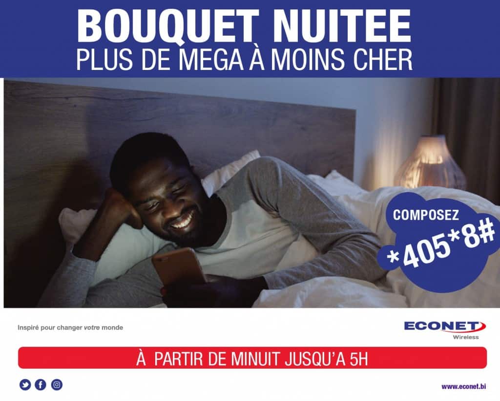 Econet Burundi Night Packages (Bouquets Nuitee)