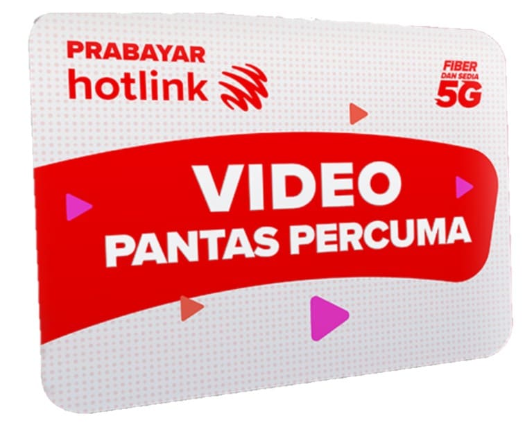 •	Hotlink Prepaid Video SIM Card