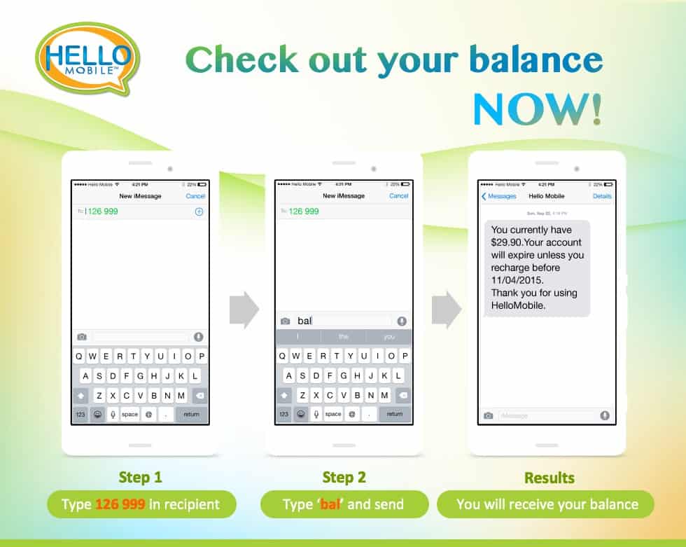 Hello Mobile Balance Check