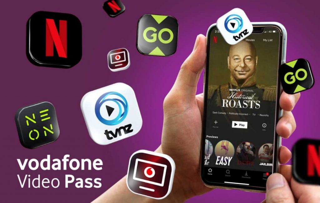 Vodafone New Zealand Video Pass