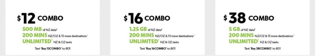 Warehouse Mobile New Zealand Combo Plans