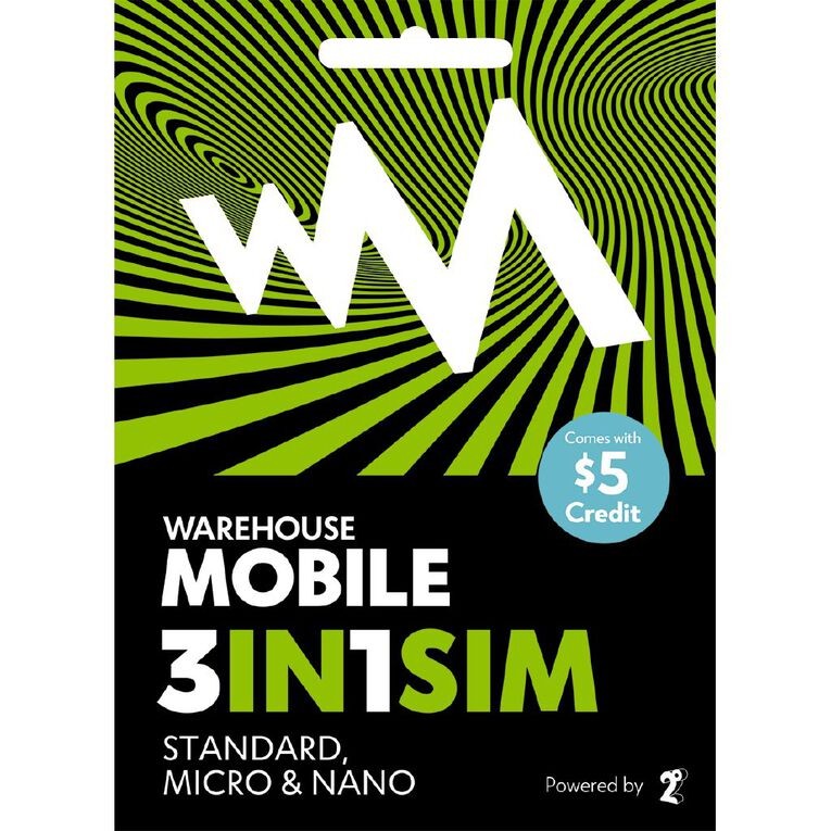 Warehouse Mobile New Zealand SIM Card